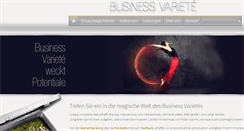 Desktop Screenshot of business-variete.zappzarap.de